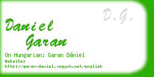 daniel garan business card